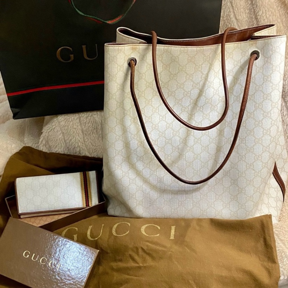 GUCCI GG MONOGRAM GIFFORD TOTE
